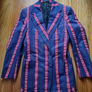 VINTAGE BILL BLASS DENIM BLAZER